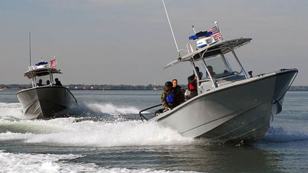 Tampa's waterways will be well protected by boats like these for the RNC. Photo credit: U.S. Navy photo by Mass Communication Specialist 3rd Class(SW) David Danals (RELEASED)