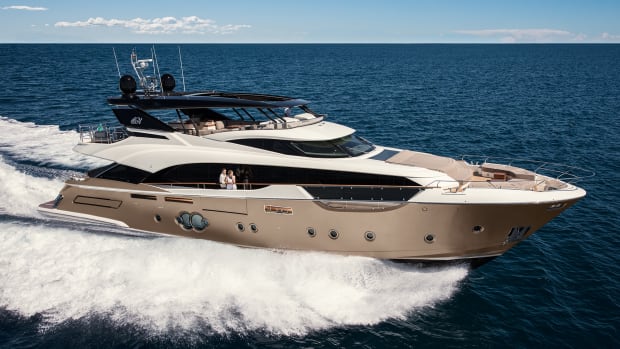 The MCTY 96. We’ve come to know the MCY look, but each new yacht from this yard still offers pleasant surprises.