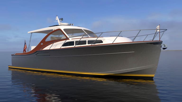 Drawing Board: Huckins’ Classically Styled Sportsman 38