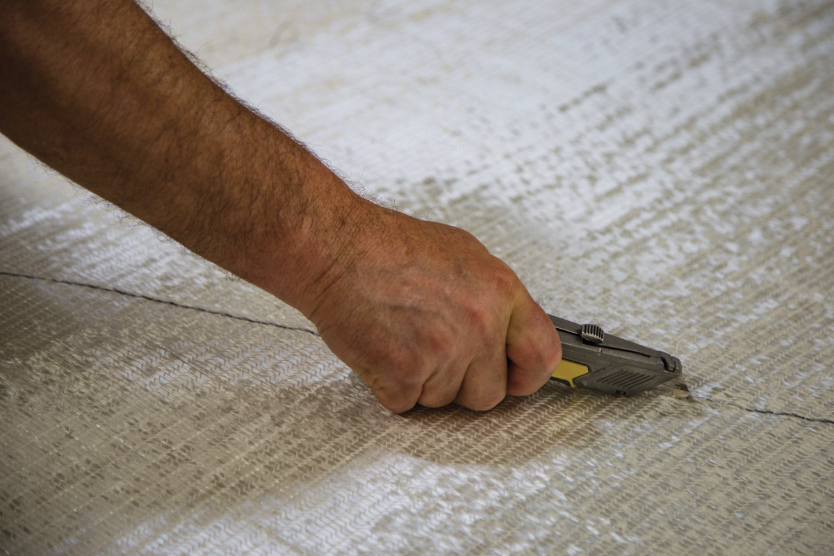 If the repair you’re contemplating requires large swathes of fiberglass fabric, it may be time to call in the professionals!