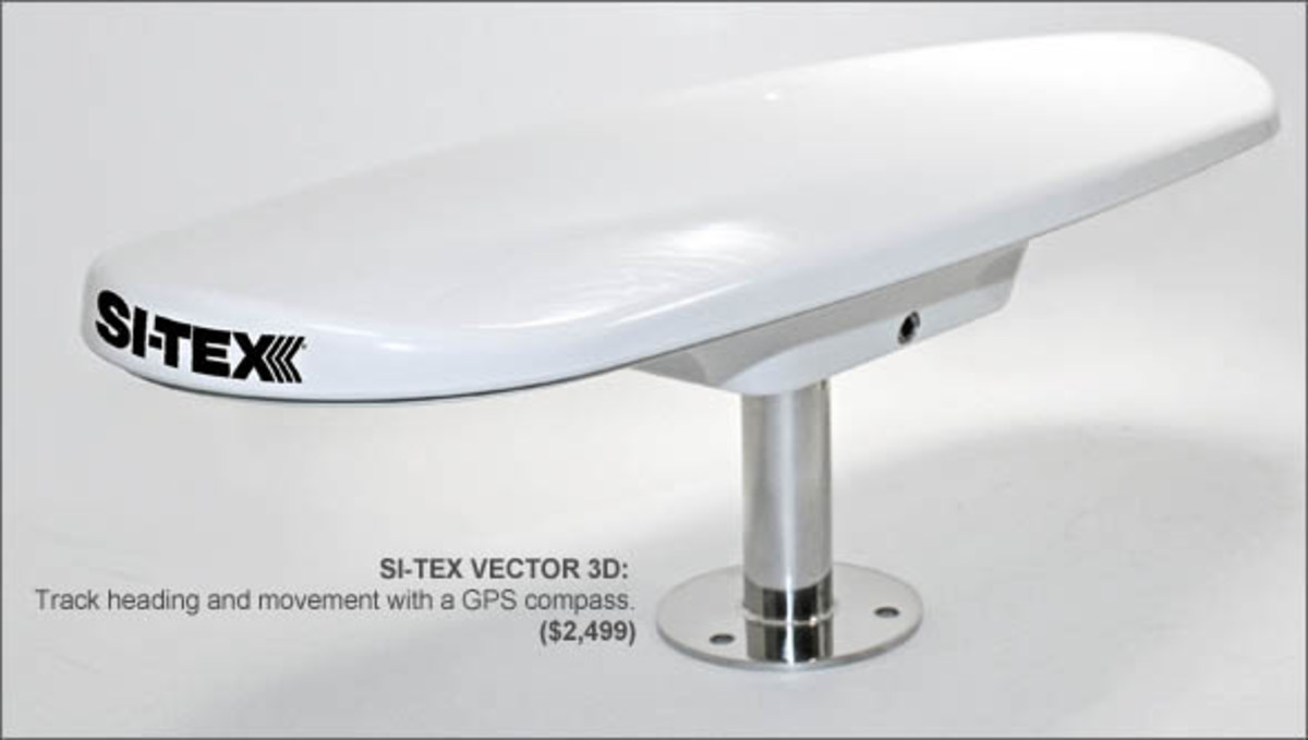 SI-TEX VECTOR 3D: Track heading and movement with a GPS compass.($2,499)