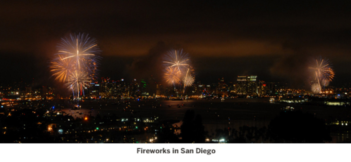 Fireworks in San Diego
