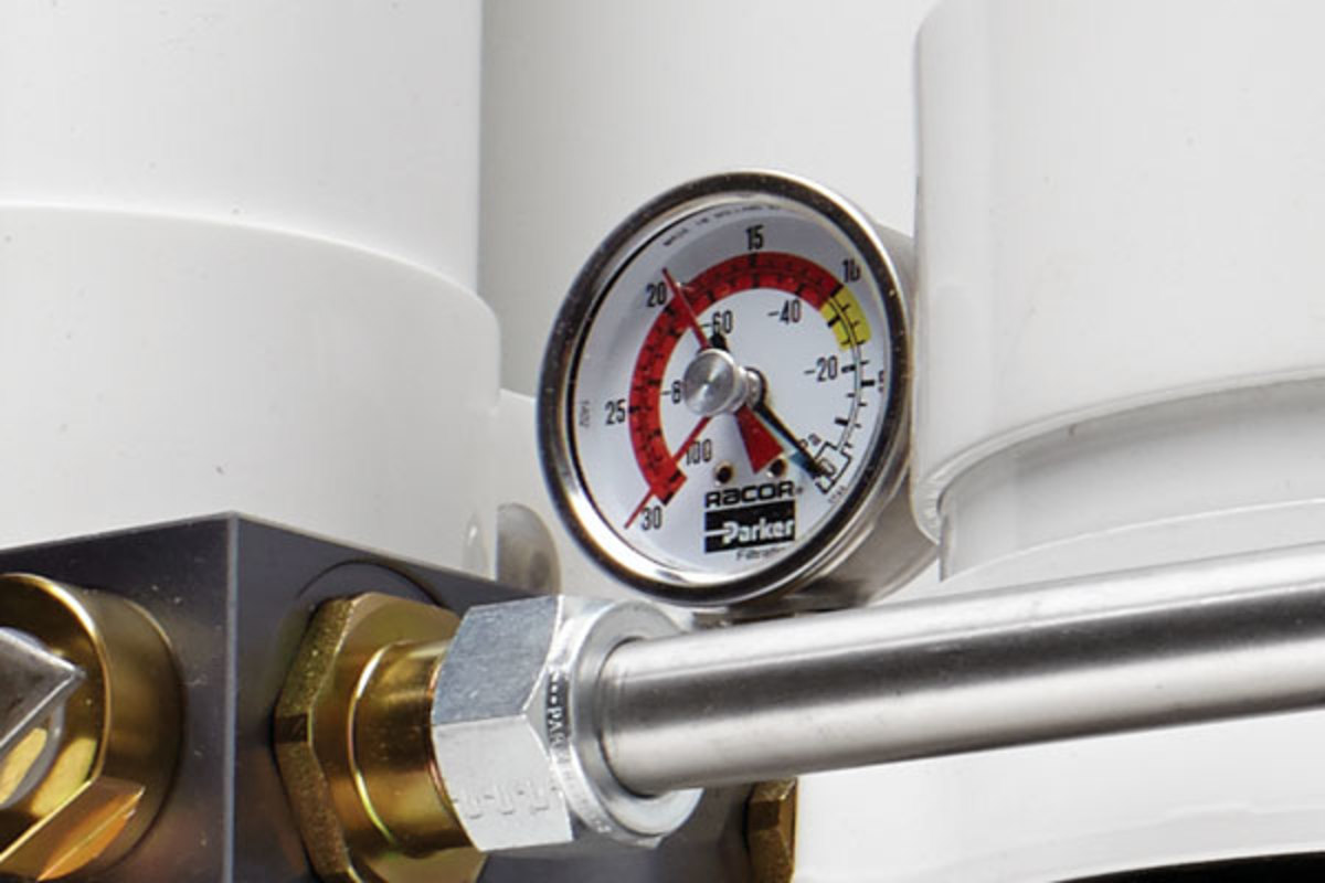 fuel-water separator gauge