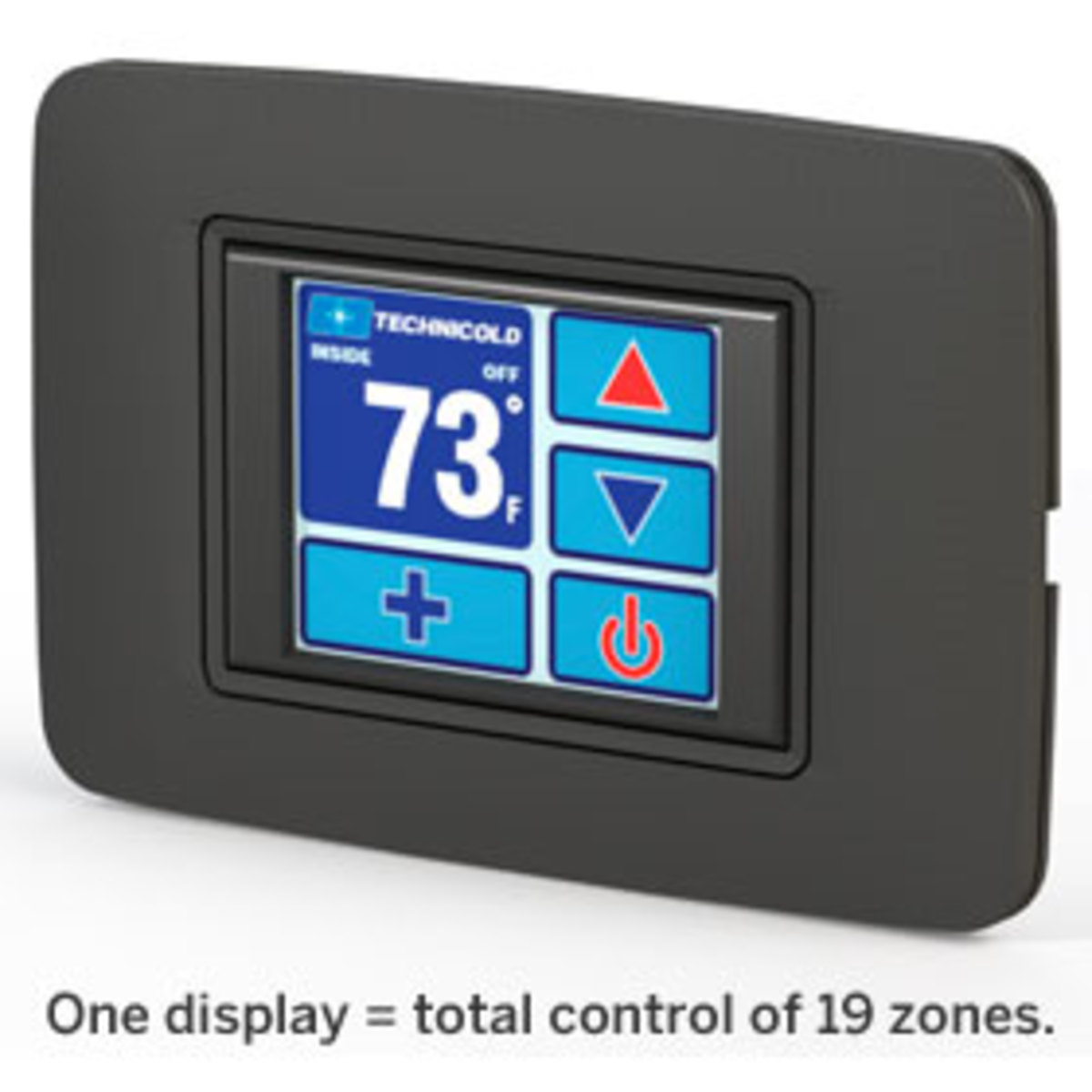 One display = total control of 19 zones.