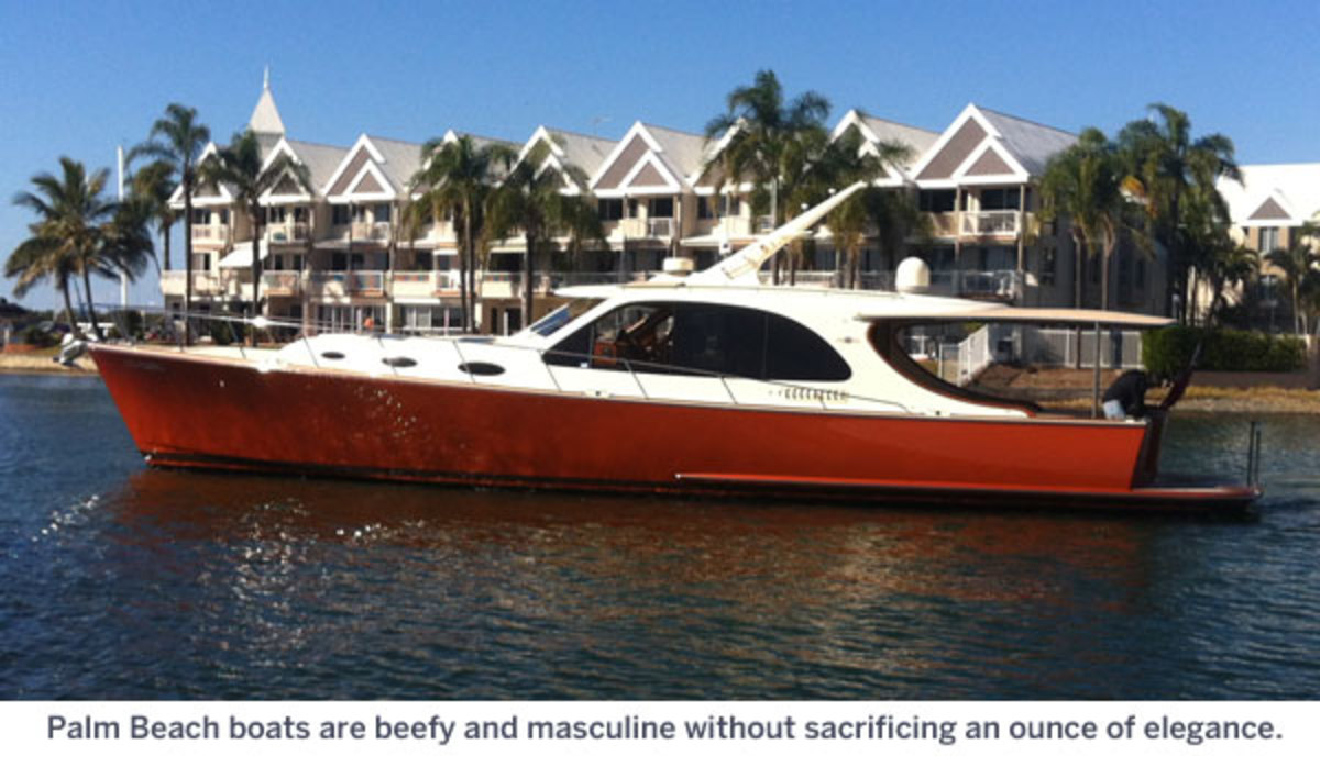 Palm Beach 55 - Palm Beach boats are beefy and masculine without sacrificing an ounce of elegance.