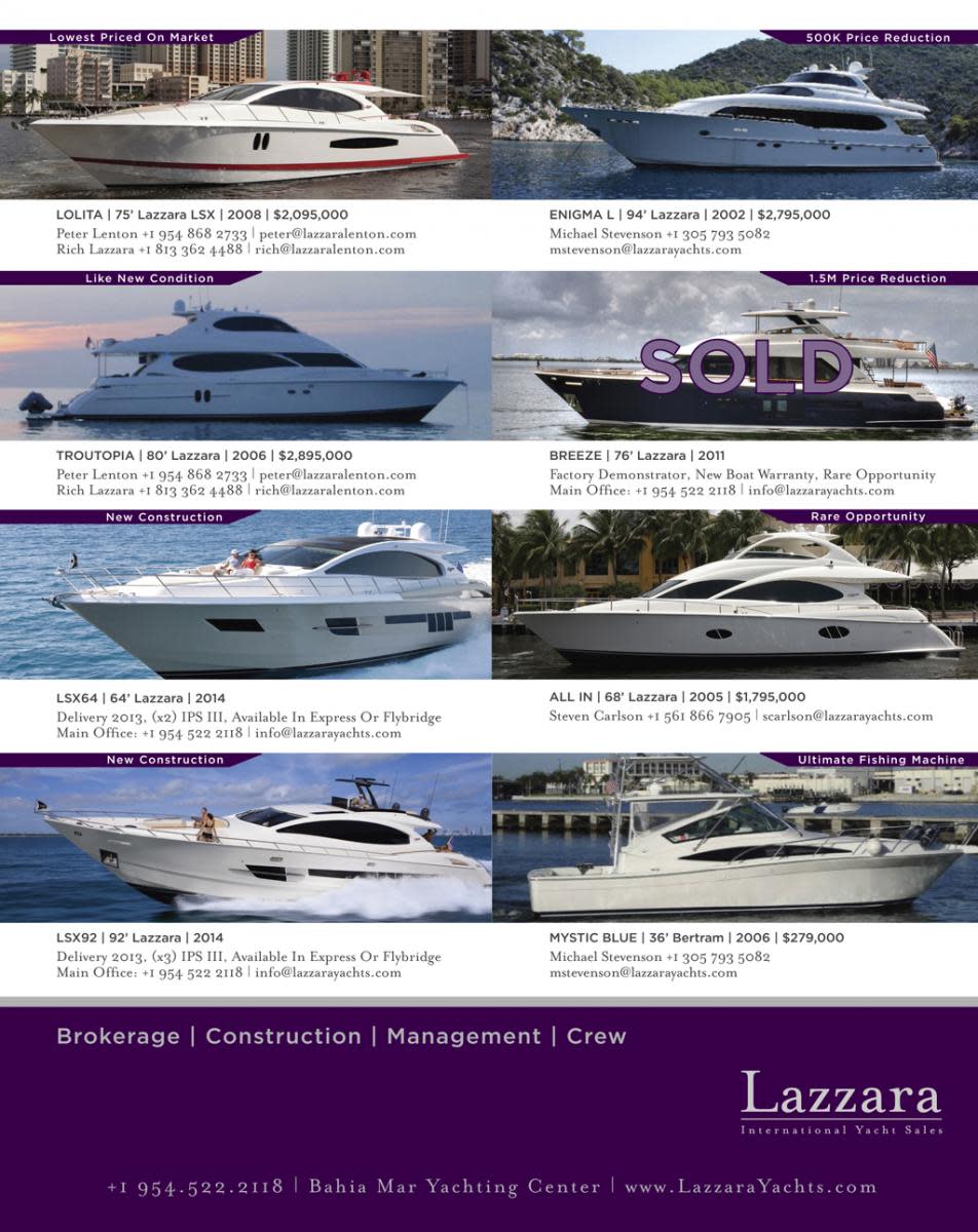 Lazzara International Yacht Sales boats for sale