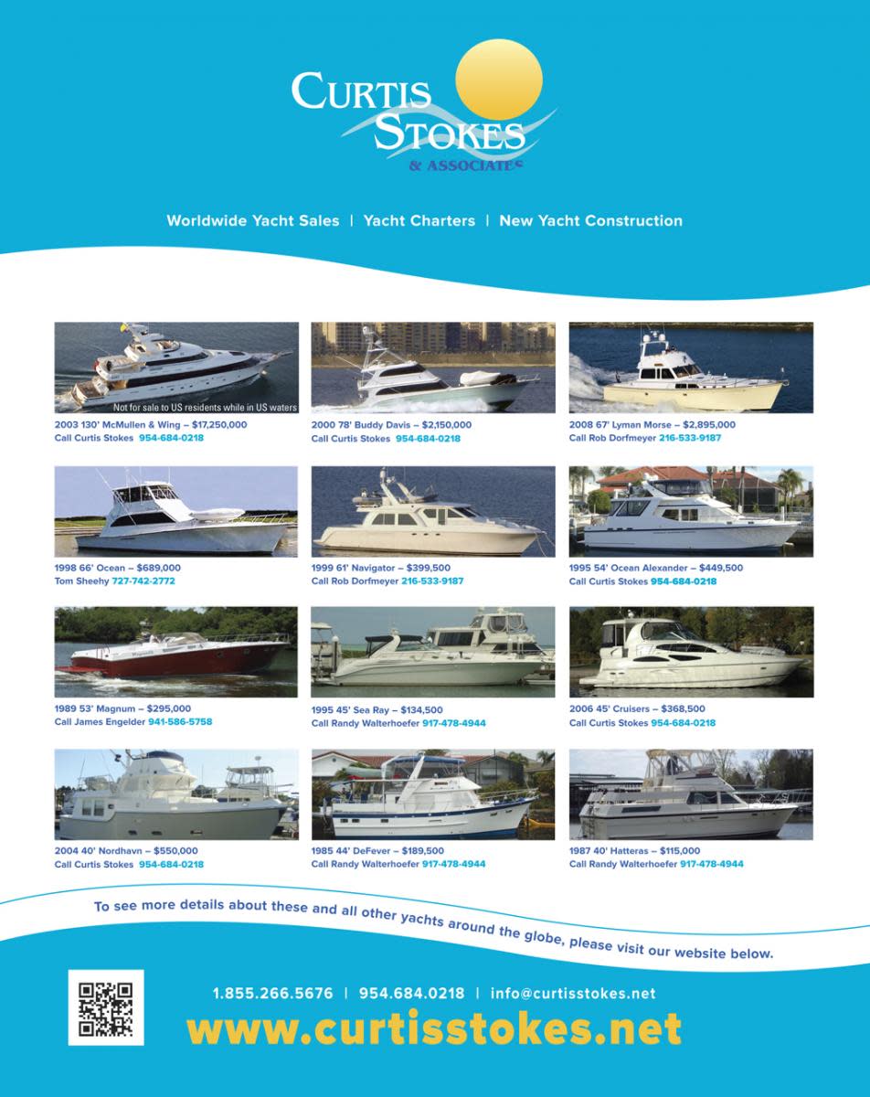 Curtis Stokes & Associates boats for sale