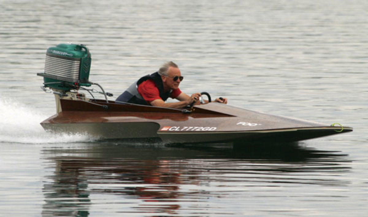 Complete the finishing touches on your miniature hydroplane