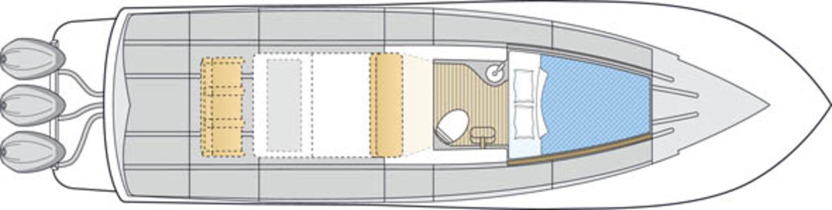 Bonadeo 368 Walkaround layout diagram
