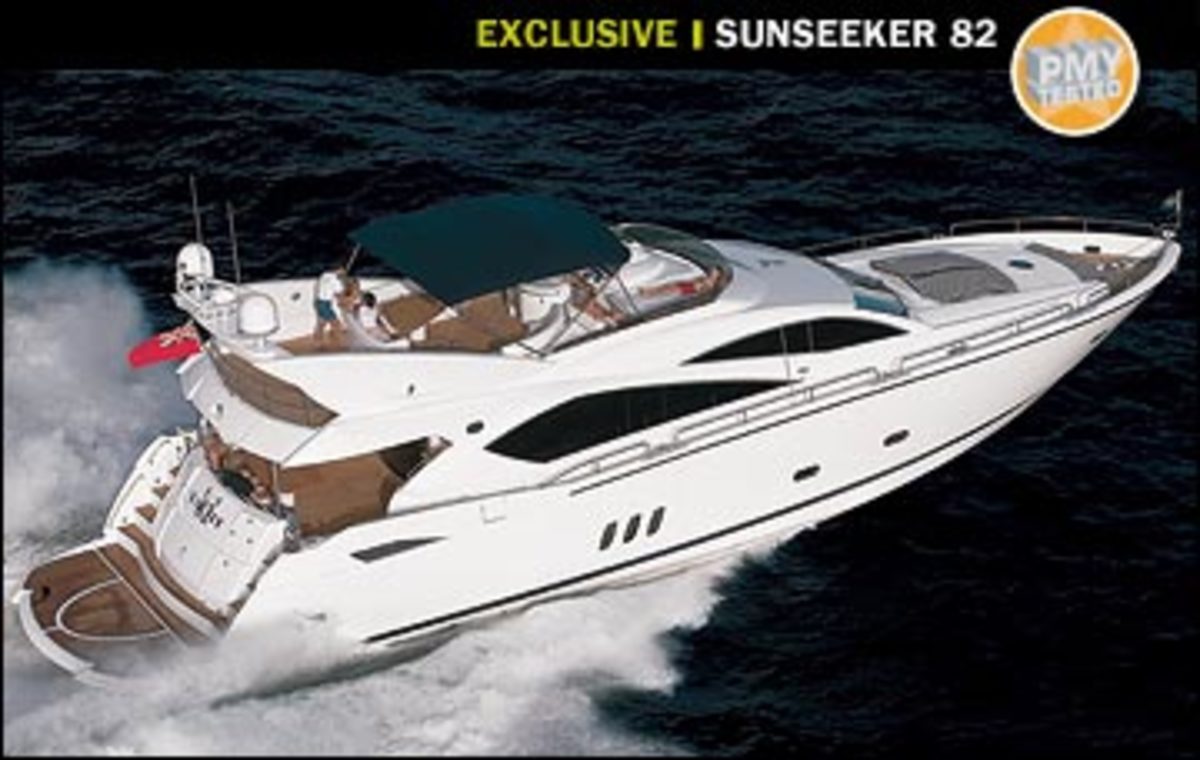 82 foot sunseeker yacht