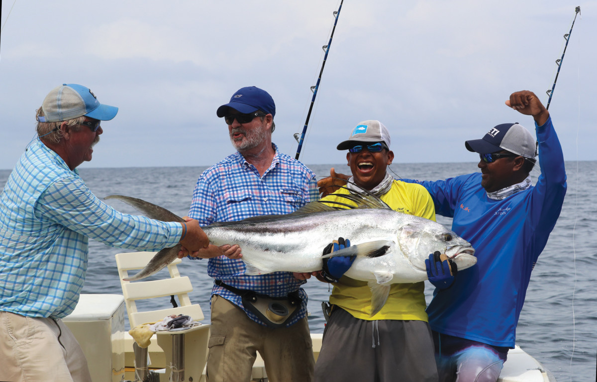 The author and Anglers Journal TV host—and Power & Motoryacht Editor-at-Large John ­Brownlee had a lot to celebrate while in Panama.