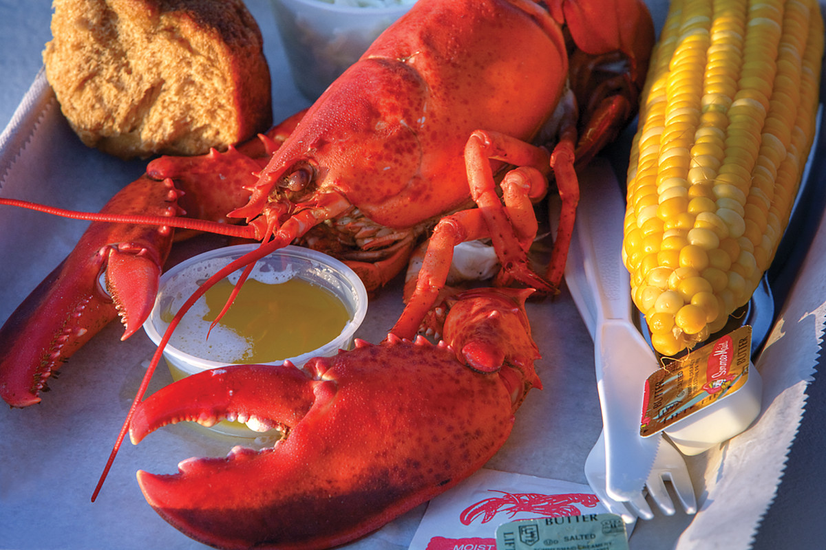 The classic “lobstah” meal.