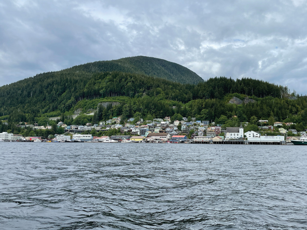 Ketchikan was the first stop after cruising almost 700 nautical miles of the BC coastline.