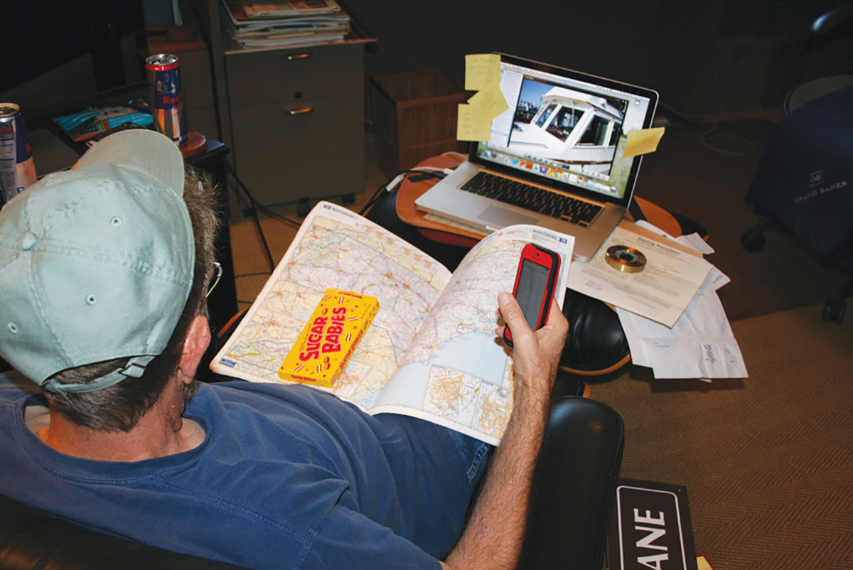 The author tweaks his route—and his psyche—for the long drive ahead.